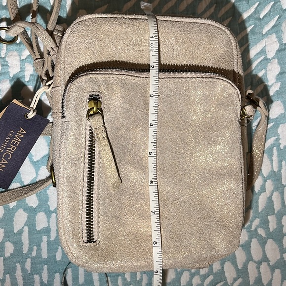 NWT AMERICAN LEATHER CO. CROSSBODY PURSE - Picture 8 of 15